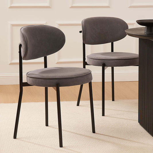 Dusk Mia Dining Chair in Matte Velvet
