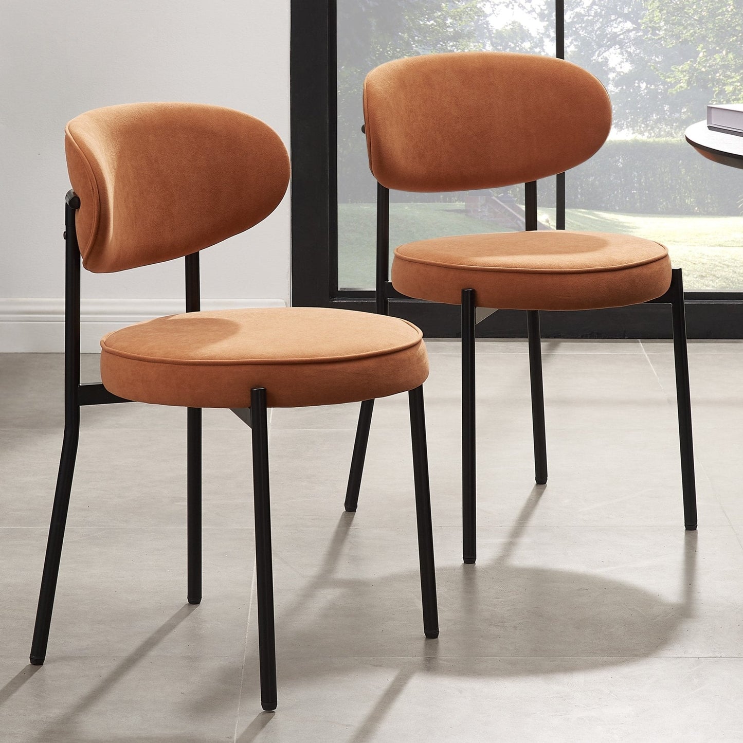 Dusk Mia Dining Chair in Matte Velvet