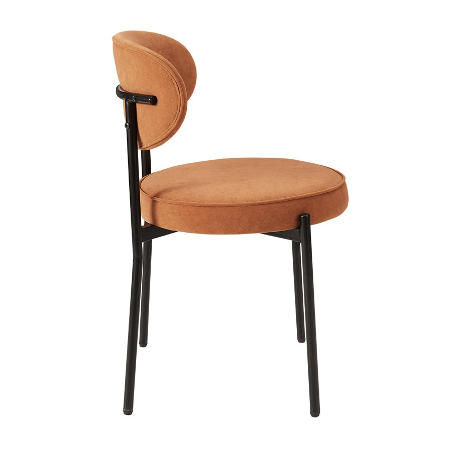 Dusk Mia Dining Chair in Matte Velvet
