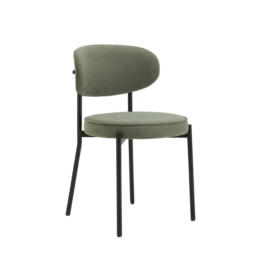 Dusk Mia Dining Chair in Matte Velvet
