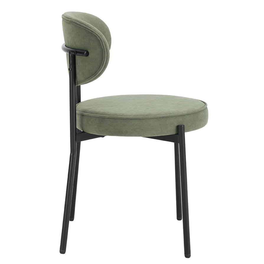 Dusk Mia Dining Chair in Matte Velvet